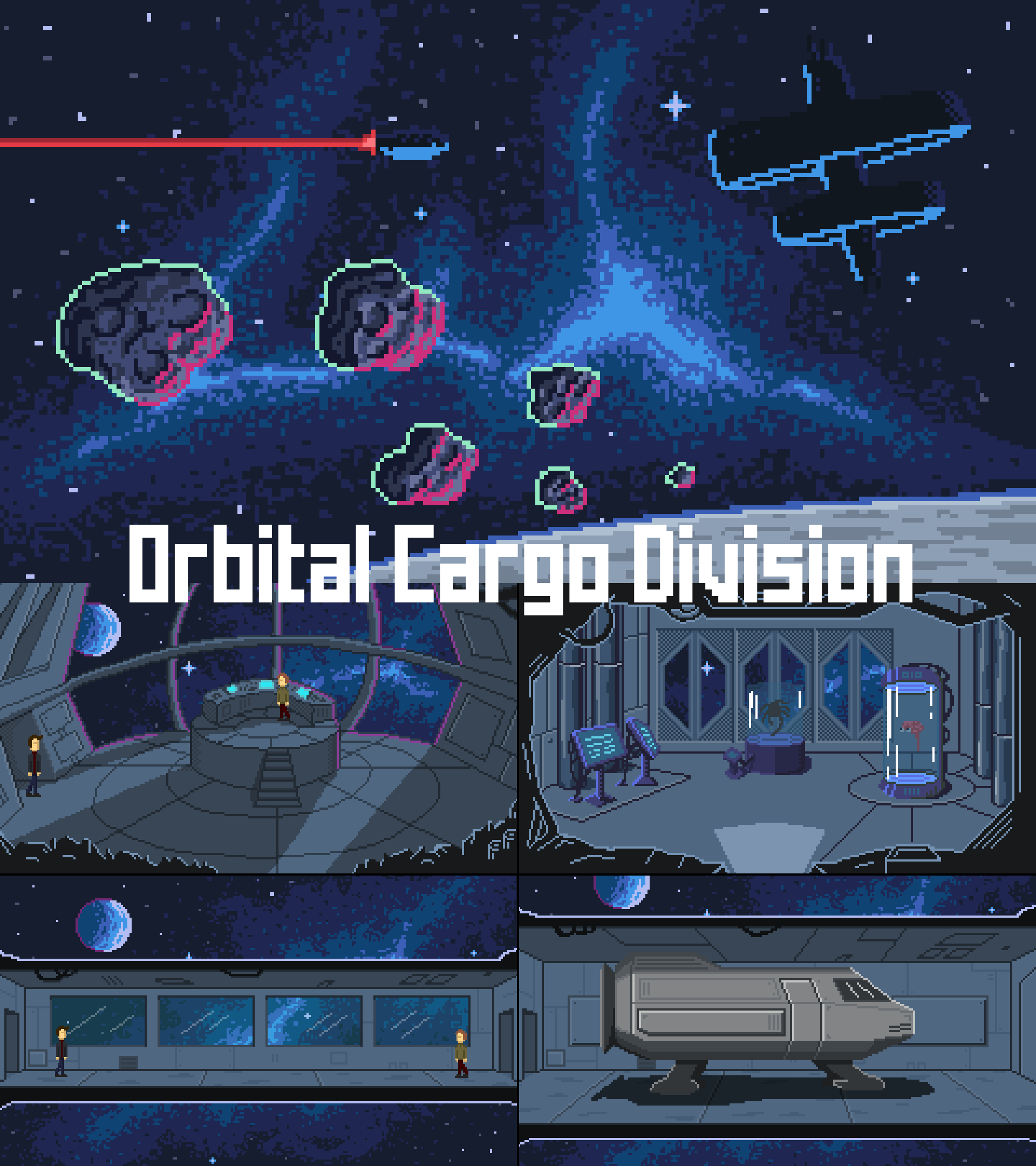Presskit - Orbital Cargo Division - Manuel Schenk Games